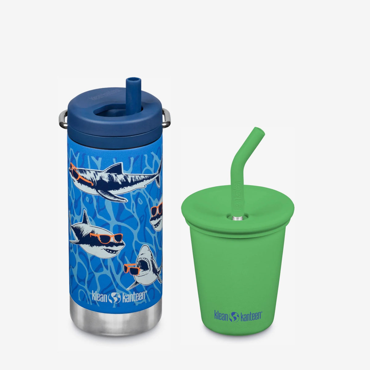 Kid's Sippy Cup and Wide Water Bottle Set