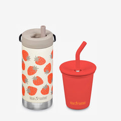 Kid's Sippy Cup and Wide Water Bottle Set