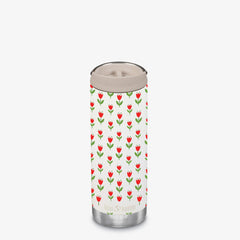 16oz TKWide with Cafe - Red Tulips