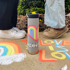 20oz TKWide with Twist Cap - Pride Stripes
