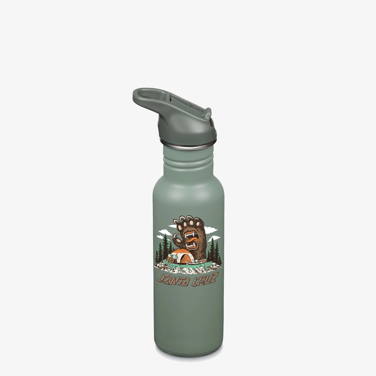 18oz Classic with Flip Seal Sport Cap - Sant Cruz - Screaming Grizzly